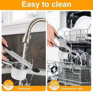 Foto 3 | Foto 3 | Aplastador De Papas Kzings Acero Inoxidable Mango Ergonómico Con Discos Intercambiables Para Cocina