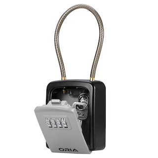 Foto 1 | Foto 1 | Caja De Cerradura De Combinación Oria Acero Inoxidable Con Cadena Extraíble Para Uso En Interiores Y