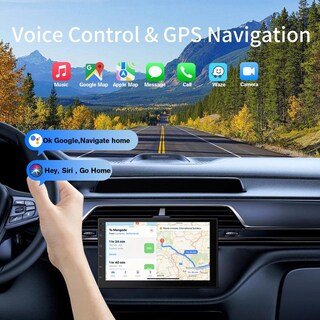 Foto 5 | Foto 5 | Estéreo Inalámbrico Haudio Negro De Doble Din Con Pantalla Táctil Hd Y Carplay Para Todos Los Vehícu