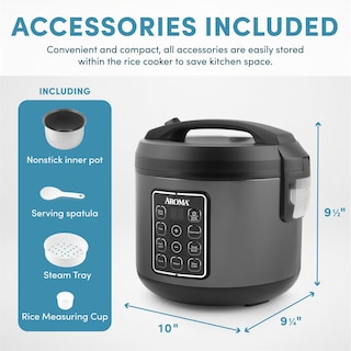 Foto 3 | Foto 3 | Multicocina Digital De Arroz Y Grano Aroma Negro 12 Tazas