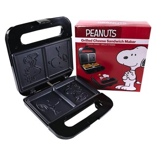 Foto 4 | Foto 4 | Máquina De Queso A La Parrilla Uncanny Brands Cacahuetes Para Hacer Sándwiches Snoopy Y Woodstock