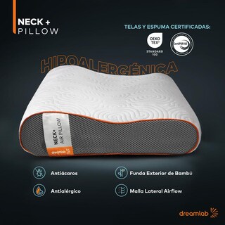 Foto 4 | Foto 4 | Almohada Cervical Dreamlab Memory Foam Gel Hipoalergénica Ortopédica Para Hombre Y Mujer