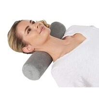 Almohada De Espuma Viscoelástica Allsett Health Cuello Cervical Redondo Para Dormir