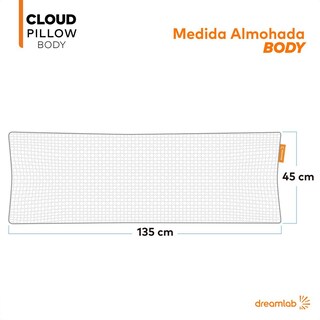 Foto 6 | Foto 6 | Almohada Corporal Dreamlab Bambú Altura Ajustable Y Memory Foam Hipoalergénica