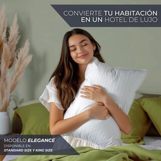 Foto 7 | Foto 7 | Almohada Landmark Collection Saten Algodon Egipcio King Size Micro Gel Para Cama