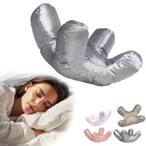 Almohada De Belleza Nobimart Lemniva Gris Antiarrugas Y Antiaging Para Dormir De Lado