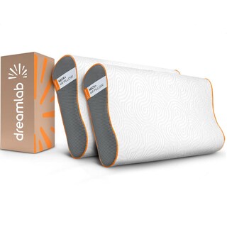 Foto 1 | Foto 1 | Almohada Cervical Dreamlab Azul Con Gel De Memory Foam Para Mujer Y Hombre