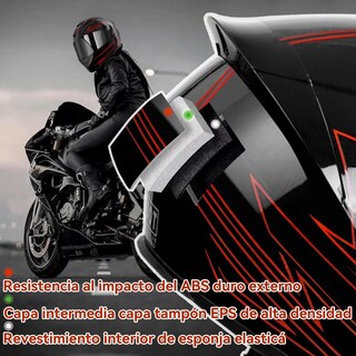 Foto 4 | Foto 4 | Casco Motocicleta Linglucky Negro Certificado Dot Con Visor Antivaho Para Mujer Y Hombre