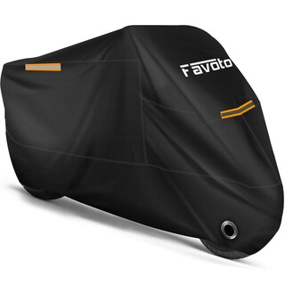 Foto 1 | Foto 1 | Funda Para Motocicleta Favoto Negra Ajuste Universal Con Reflectores Y Protección Exterior