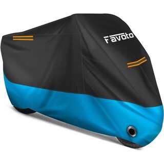 Foto 1 | Foto 1 | Funda Para Motocicleta Favoto Negro Impermeable Con Reflector Y Bolsa De Almacenamiento
