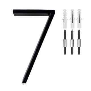 Foto 1 | Foto 1 | Números Modernos Para Casa Exterior Con Kit De Uñas 5 Pulgadas Fácil De Instalar 7