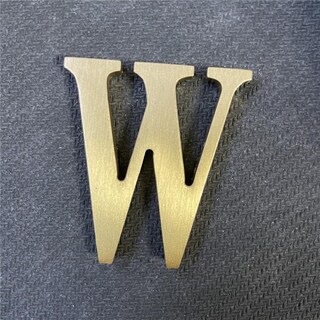 Foto 1 | Foto 1 | Pegatina De Latón Soild 2.6 Pulgadas Letras Inglesas Autoadhesivas Para Señalización De Casa