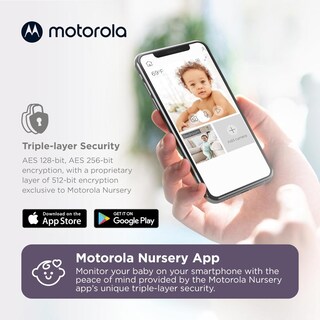 Foto 3 | Foto 3 | Monitor De Bebé Wifi Motorola Pip1510 5'' Blanco Con Dos Cámaras Y Audio Bidireccional