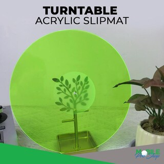 Foto 4 | Foto 4 | Slipmat Acrílico Mobile Pro Shop Verde Lit 2.7mm Para Tocadiscos De Vinilo