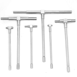 Foto 1 | Foto 1 | Juego De Calibradores Telescópicos Ajustables 8 Mm A 150 Mm Herramientas De Medición 6 Piezas