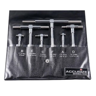Foto 7 | Foto 7 | Juego De Calibradores Telescópicos Accusize 5/16''-6'' Doble Acción