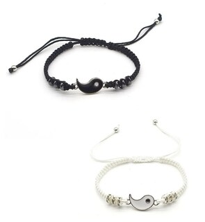 Foto 1 | Foto 1 | Pulseras De Pareja Xtellar Yin Yang Ajustable Unisex De Cuerda Trenzada Multicolor