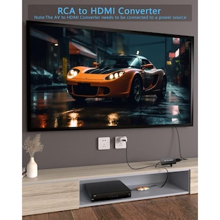 Foto 4 | Foto 4 | Rca A Hdmi Convertidor Av A Hdmi Convertidor 1080p Mini Compuesto A Hdmi Adaptador Soporte Pal/nts