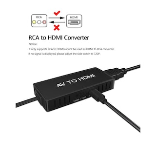 Foto 6 | Foto 6 | Rca A Hdmi Convertidor Av A Hdmi Convertidor 1080p Mini Compuesto A Hdmi Adaptador Soporte Pal/nts