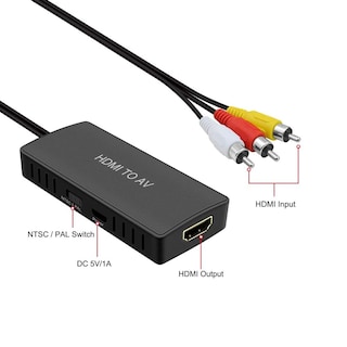 Foto 2 | Foto 2 | Hdmi To Rca Hdmi To Av Dinger Hdmi To 3rca Cvbs Av Composite Video Audio Converter Adapter Support