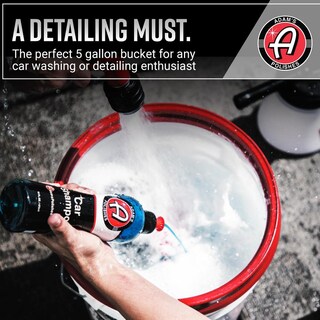 Foto 4 | Foto 4 | Cubeta De Lavado De Autos Adam's Polishes Blanca Con Protector De Arena Y Tapa De Sello Gamma Para C