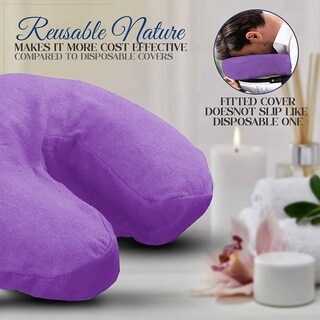 Foto 2 | Foto 2 | Funda Para Cuna De Masaje London Linens Lila 100% Algodón Premium 4 Unidades