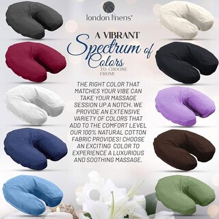 Foto 6 | Foto 6 | Funda Para Cuna De Masaje London Linens Lila 100% Algodón Premium 4 Unidades