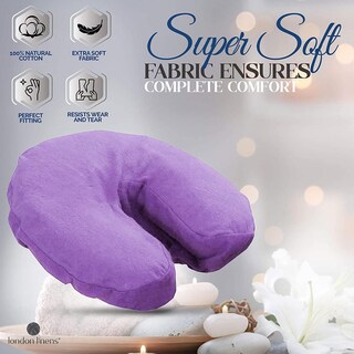 Foto 7 | Foto 7 | Funda Para Cuna De Masaje London Linens Lila 100% Algodón Premium 4 Unidades