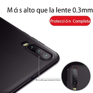 Foto 3 | Foto 3 | Funda Protectora De Tpu Ultrafina Qwyj Para Huawei P30 Negro Matte Minimalista