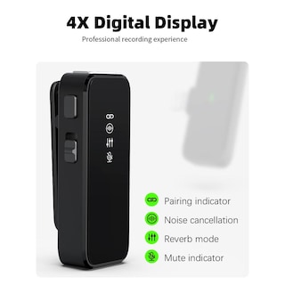 Foto 4 | Foto 4 | Micrófono Lavalier Inalámbrico Usb Tipo C Con Cancelación De Ruido Para Iphone Y Android 100 Pies 18