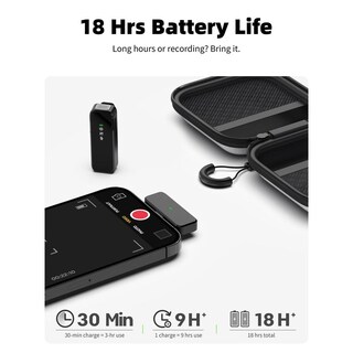 Foto 5 | Foto 5 | Micrófono Lavalier Inalámbrico Usb Tipo C Con Cancelación De Ruido Para Iphone Y Android 100 Pies 18