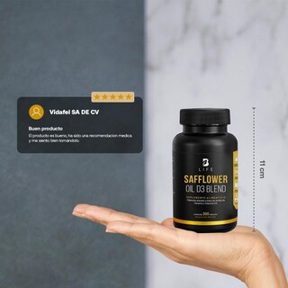 Foto 3 | Foto 3 | Aceite De Cártamo B Life D3+ Ingredientes Naturales 300 Softgels