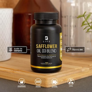 Foto 4 | Foto 4 | Aceite De Cártamo B Life D3+ Ingredientes Naturales 300 Softgels
