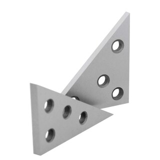 Foto 4 | Foto 4 | Juego De Placas De Ángulo Sólido Accusize Industrial Tools 30-60-90 Y 45-45-90 Grados