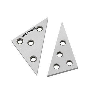 Foto 8 | Foto 8 | Juego De Placas De Ángulo Sólido Accusize Industrial Tools 30-60-90 Y 45-45-90 Grados