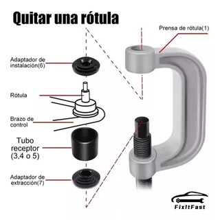 Foto 2 | Foto 2 | Herramientas De Extracción Finyqbet De Alta Resistencia Y Para Juntas De Bola Y Juntas En U