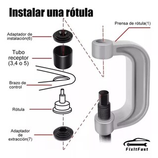 Foto 4 | Foto 4 | Herramientas De Extracción Finyqbet De Alta Resistencia Y Para Juntas De Bola Y Juntas En U