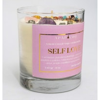 Velas Aromáticas Fuwu Melón Plátano Y Pitahaya Con Cuarzos Naturales Y Flores Secas Decorativas