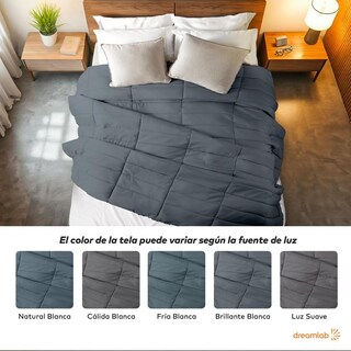 Foto 3 | Foto 3 | Edredón Dreamlab Grafito Microfibras Recubiertas Con Gel Para Toda Estación Queen 223 X 223cm