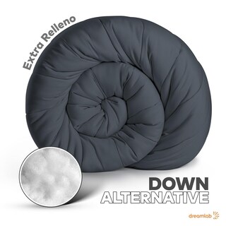 Foto 7 | Foto 7 | Edredón Dreamlab Grafito Microfibras Recubiertas Con Gel Para Toda Estación Queen 223 X 223cm