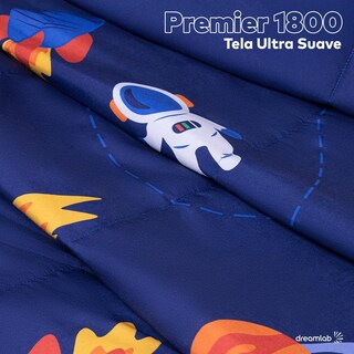 Foto 4 | Foto 4 | Edredón Infantil Dreamlab Azul Hipoalergénico Reversible Ajustable