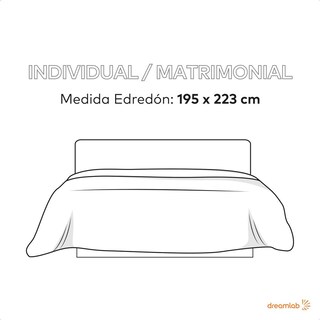 Foto 6 | Foto 6 | Edredón Infantil Dreamlab Azul Hipoalergénico Reversible Ajustable