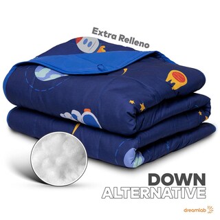 Foto 8 | Foto 8 | Edredón Infantil Dreamlab Azul Hipoalergénico Reversible Ajustable