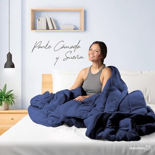 Foto 2 | Foto 2 | Edredón Dreamlab Azul Marino Acolchado Para Toda Estación Hipoalergénico Individual