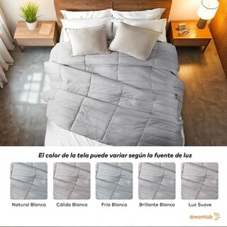 Foto 3 | Foto 3 | Edredón Dreamlab Gris Claro Reversible Hipoalergénico Para Toda Estación King Sobredimensionado
