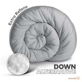 Foto 7 | Foto 7 | Edredón Dreamlab Gris Claro Reversible Hipoalergénico Para Toda Estación King Sobredimensionado