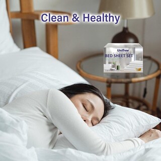 Foto 5 | Foto 5 | Juego De Sábanas Desechables De Viaje Unifree Blanco Para Hotel