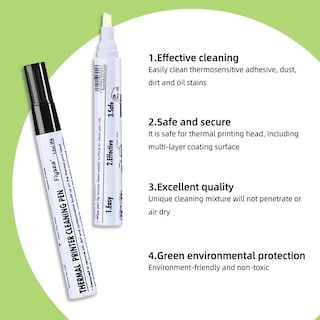 Foto 4 | Foto 4 | Lápiz De Limpieza Térmico Para Impresora Térmica De Recibos Etiquetas De Envío De Tarjetas Pos 4 U