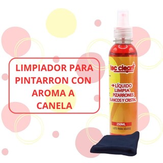 Foto 3 | Foto 3 | Limpia Pizarrones Blancos Y De Vidrio Tec Clean Rojo Aroma A Canela
