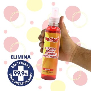 Foto 6 | Foto 6 | Limpia Pizarrones Blancos Y De Vidrio Tec Clean Rojo Aroma A Canela